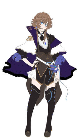 Chara Design (flat color full-body)