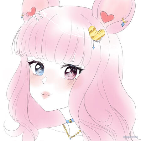 Watercolor headshot