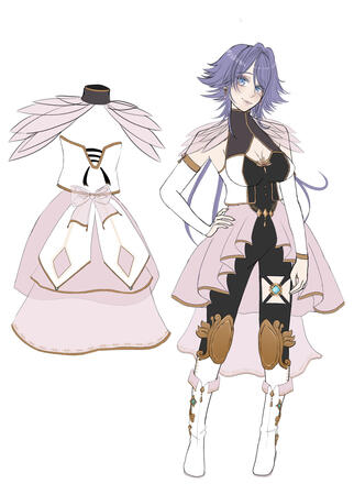 Chara Design (flat color full-body)