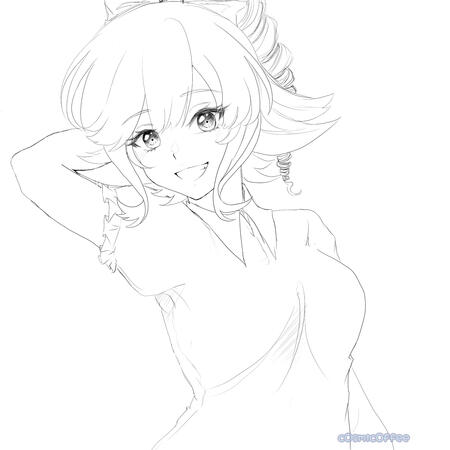 Halfbody sketch